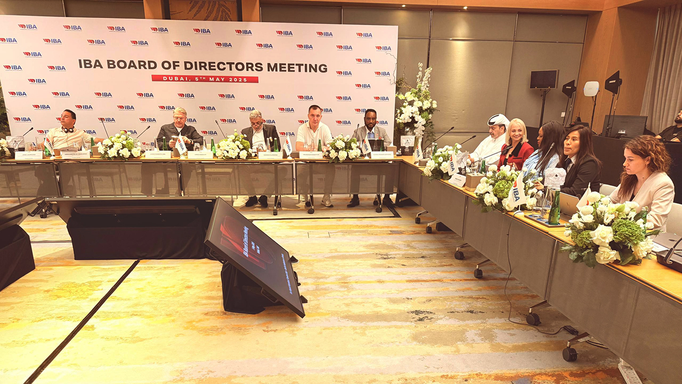 AFBC President Eyassu Wossen Berhanu attends the IBA Board of Directors Meeting in Dubai 