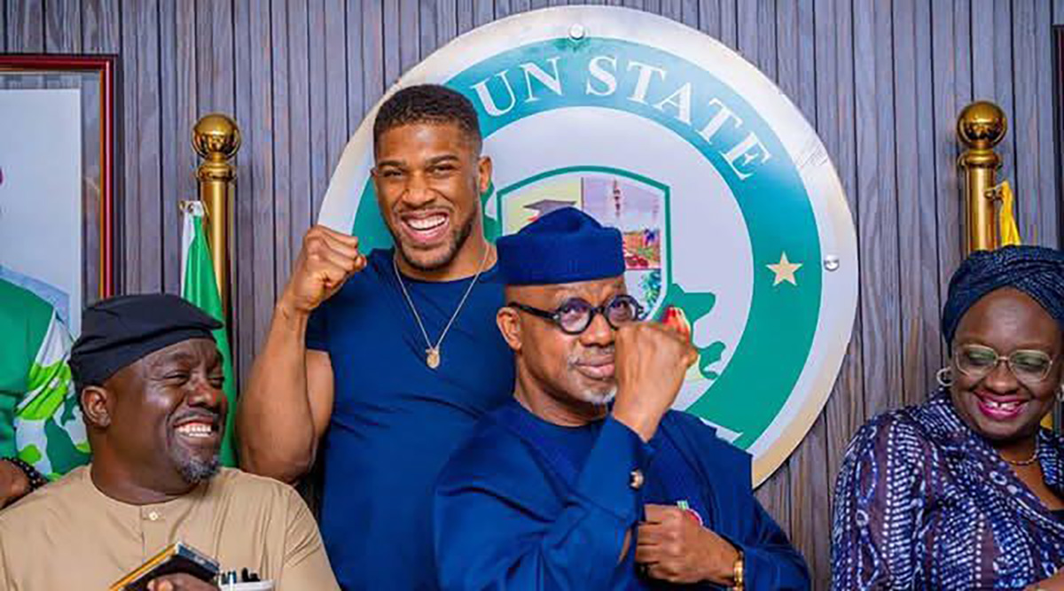 Governor Abiodun to Build Anthony Joshua Indoor Boxing Hall in Ogun, Abeokuta, Nigeria