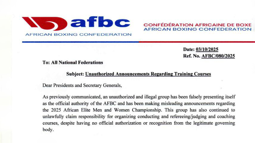 AFBC Issues Warning Against Unauthorized Training Course Announcements